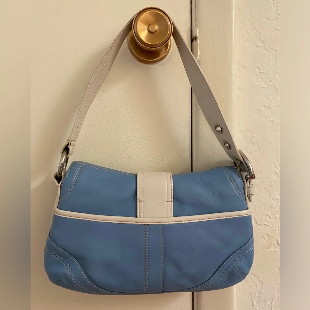 Coach Y2K Soho Shoulder Bag Blue - Picture 2 of 7